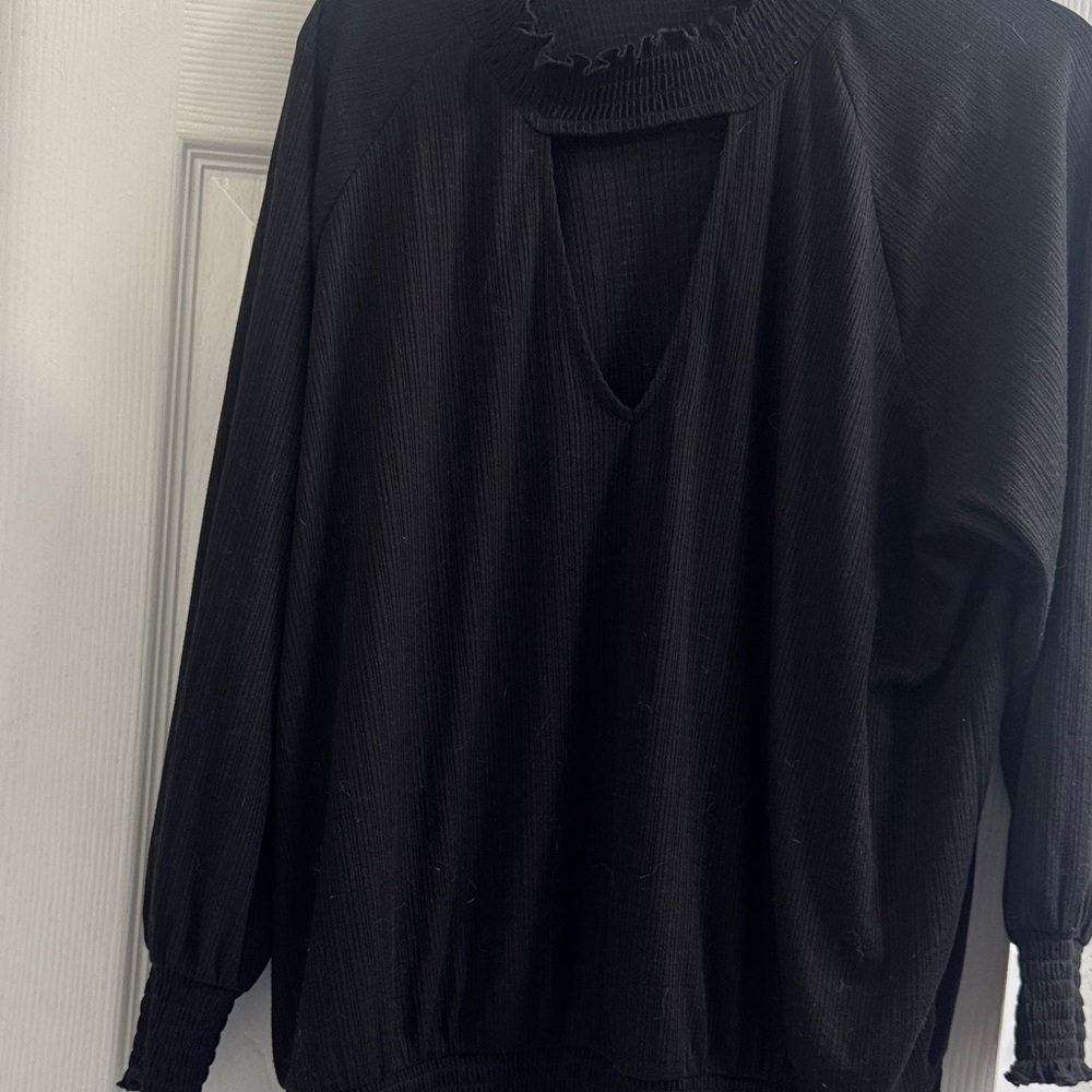 Torrid Black Long Sleeve Top